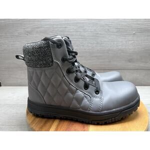 Avenger Womens Metro 8 Gray Work & Safety Boots Size 8.5